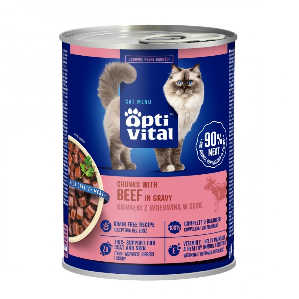 OptiVital  Beef in gravy - wet
