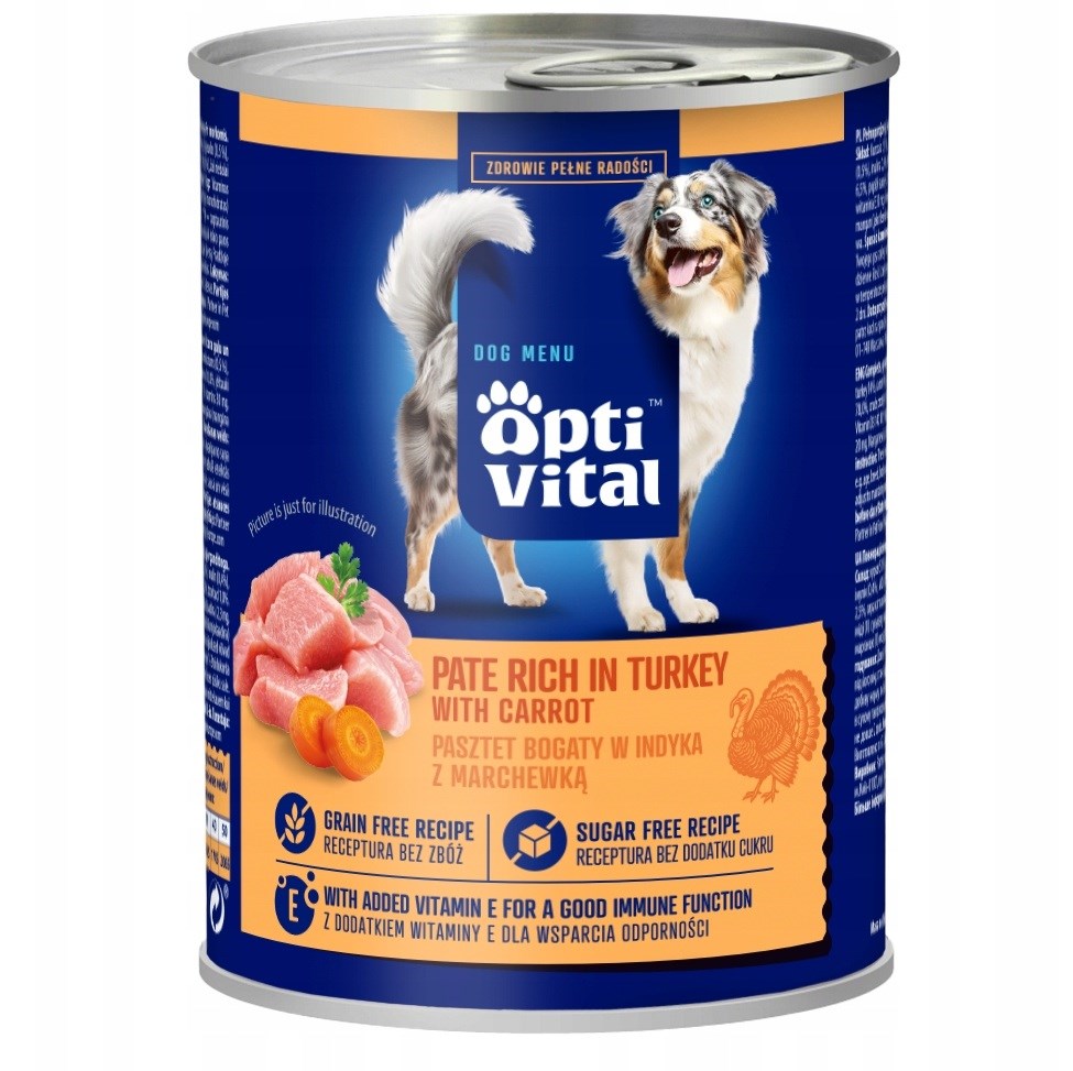 OptiVital Chicken pate, rich in turkey