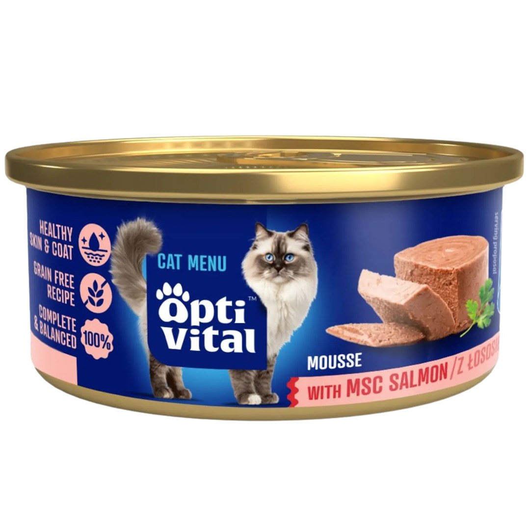 OptiVital  Mousse Salmon - wet cat