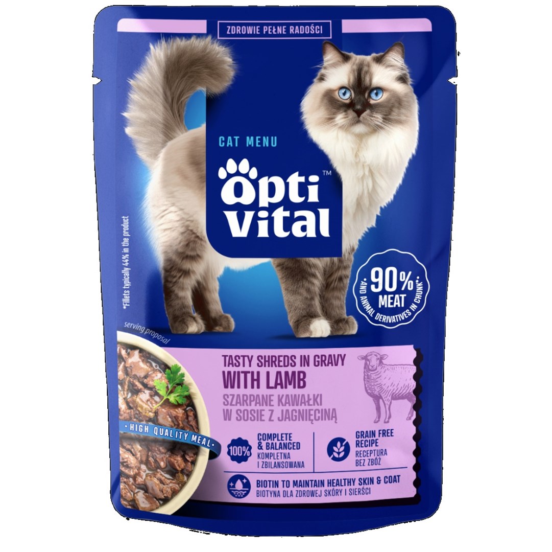 OptiVital  Tasty shreds in gravy with