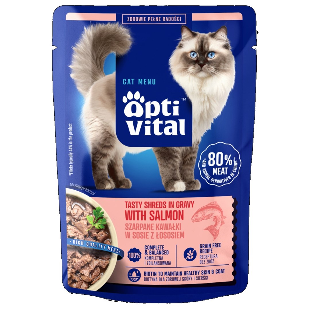 OptiVital  Tasty shreds in gravy with