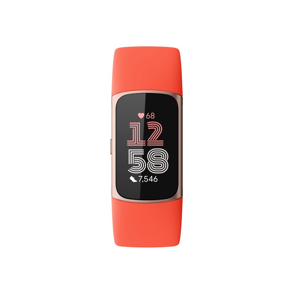 FitBit Orange Charge 6 wristband |