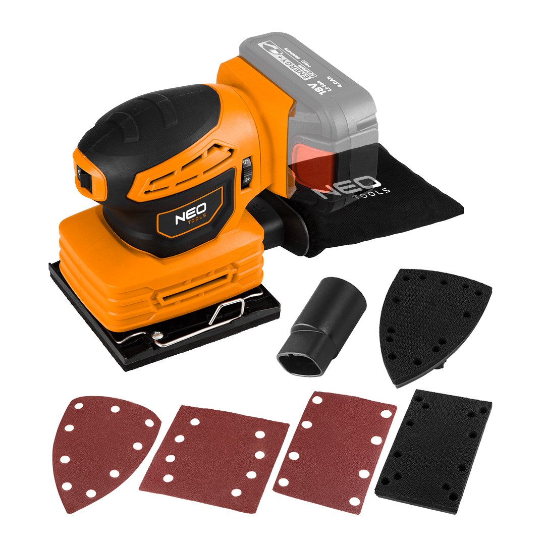 NEO TOOLS Orbital sander Energy+ 18V
