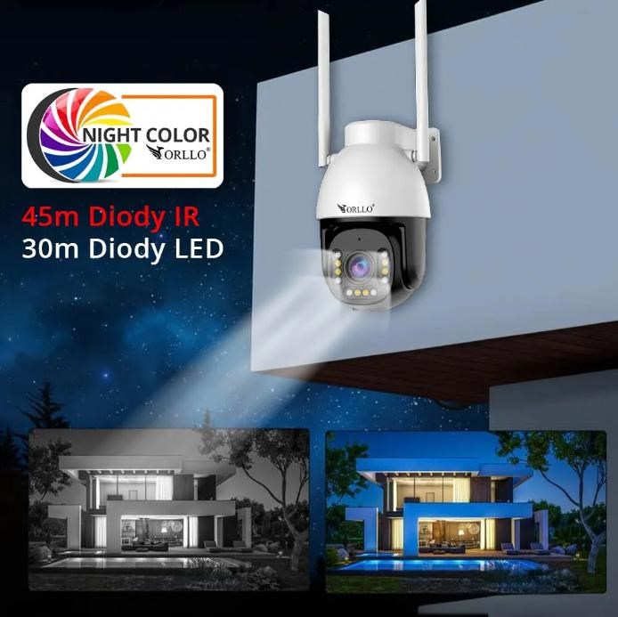 ORLLO  Outdoor Rotating Zoom IP Camera