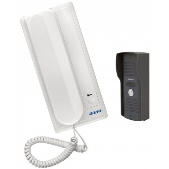 ORNO  SINGLE-FAMILY INTERCOM SET ENSIS VANDAL-PROOF