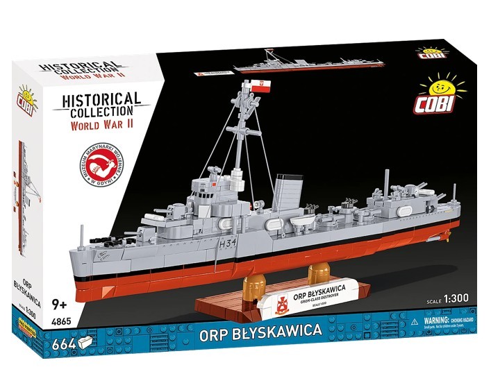 Cobi Klocki  ORP Błyskawica Building Blocks