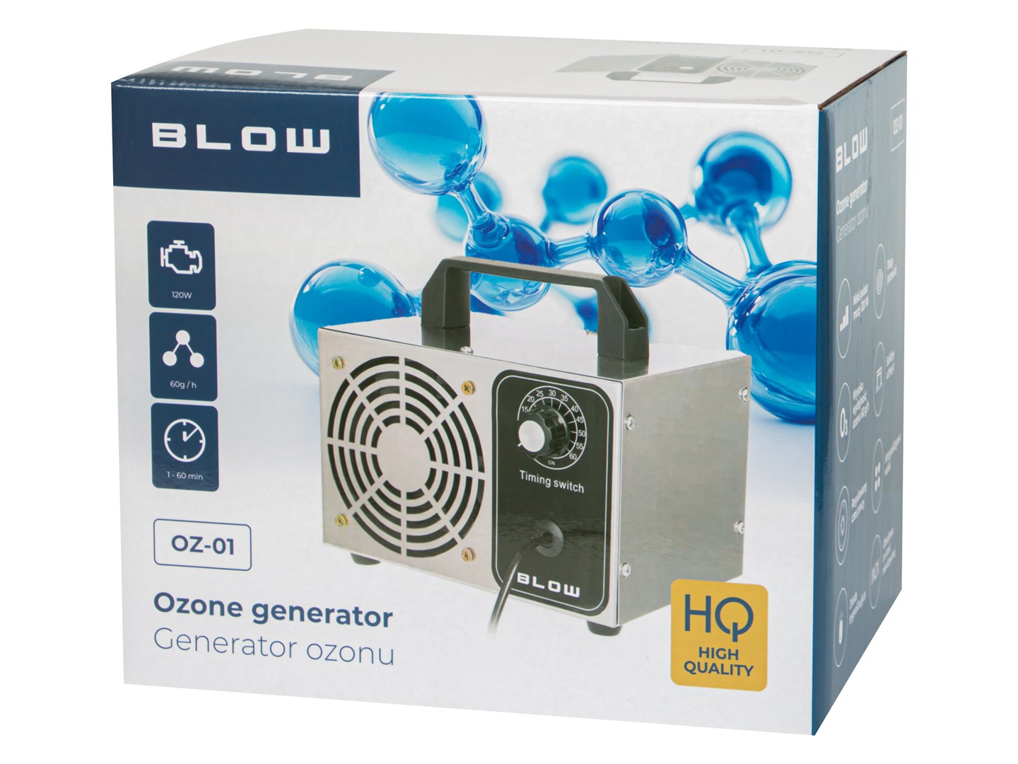 BLOW Ozone generator  OZ-01 ozonator 60