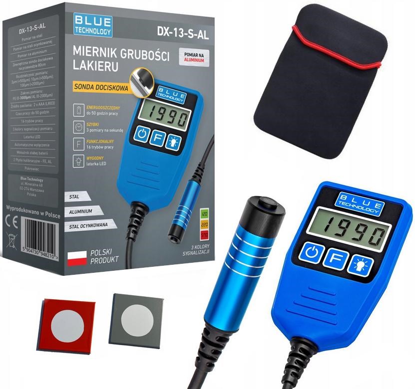 BLUE TECHNOLOGY Paint Thickness Gauge DX-13-S-AL