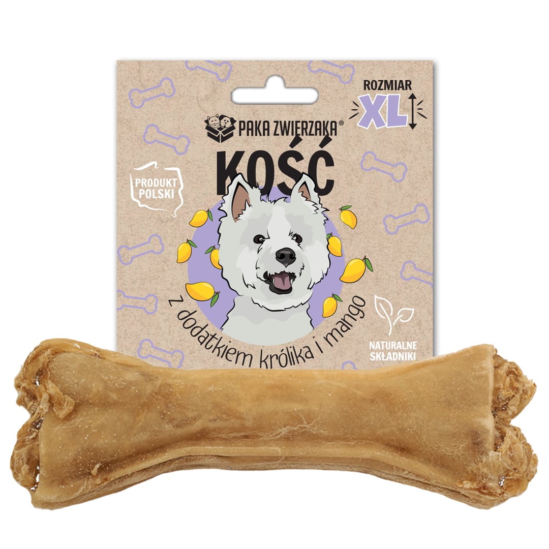 PAKA ZWIERZAKA  Bone with rabbit and