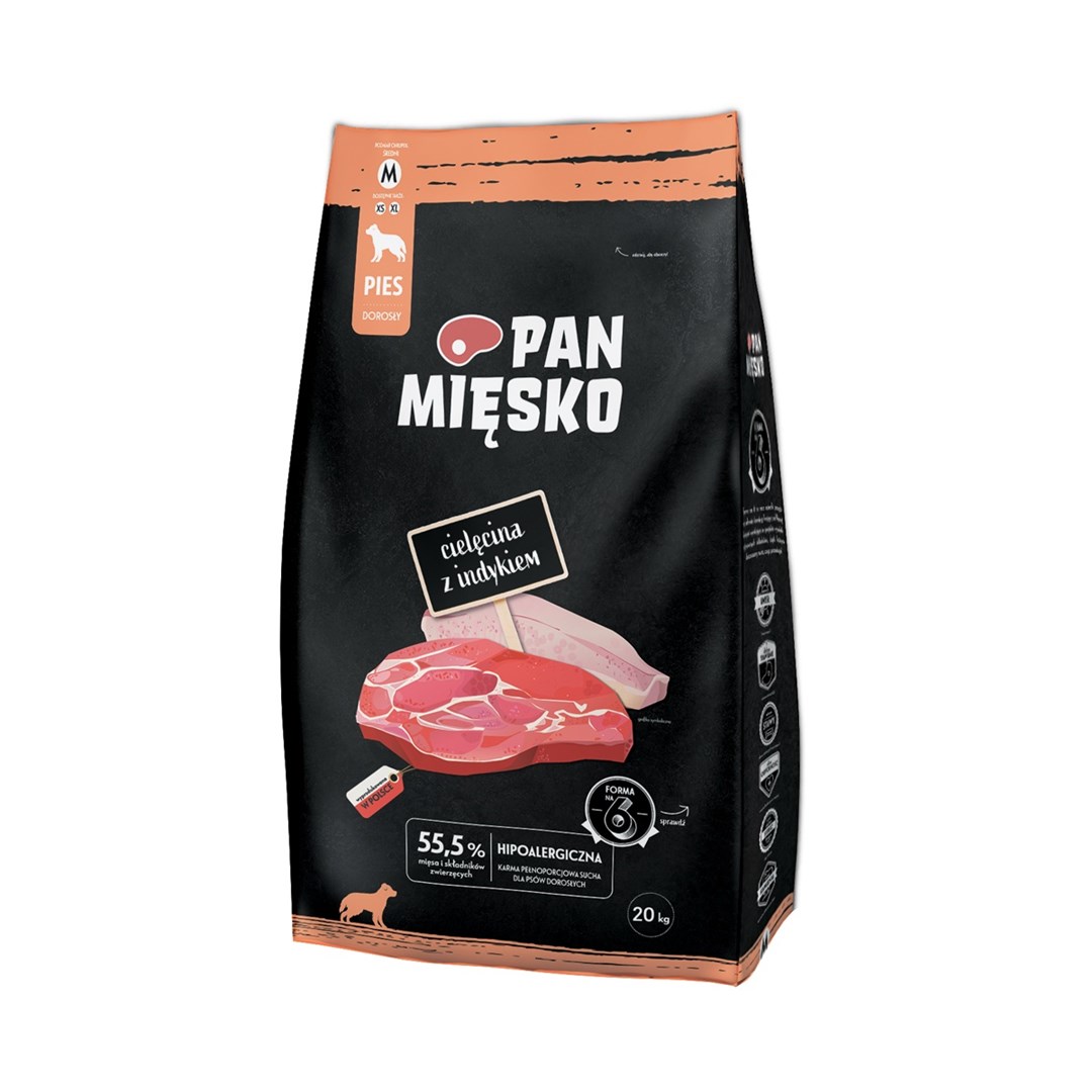 PAN MIĘSKO  Cielęcina z indykiem M