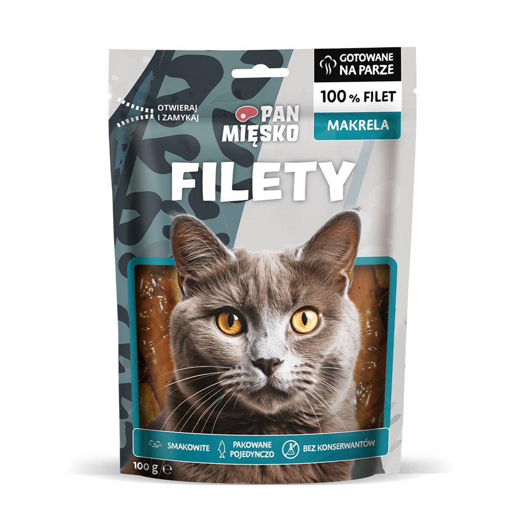 PAN MIĘSKO Mackerel fillets - cat