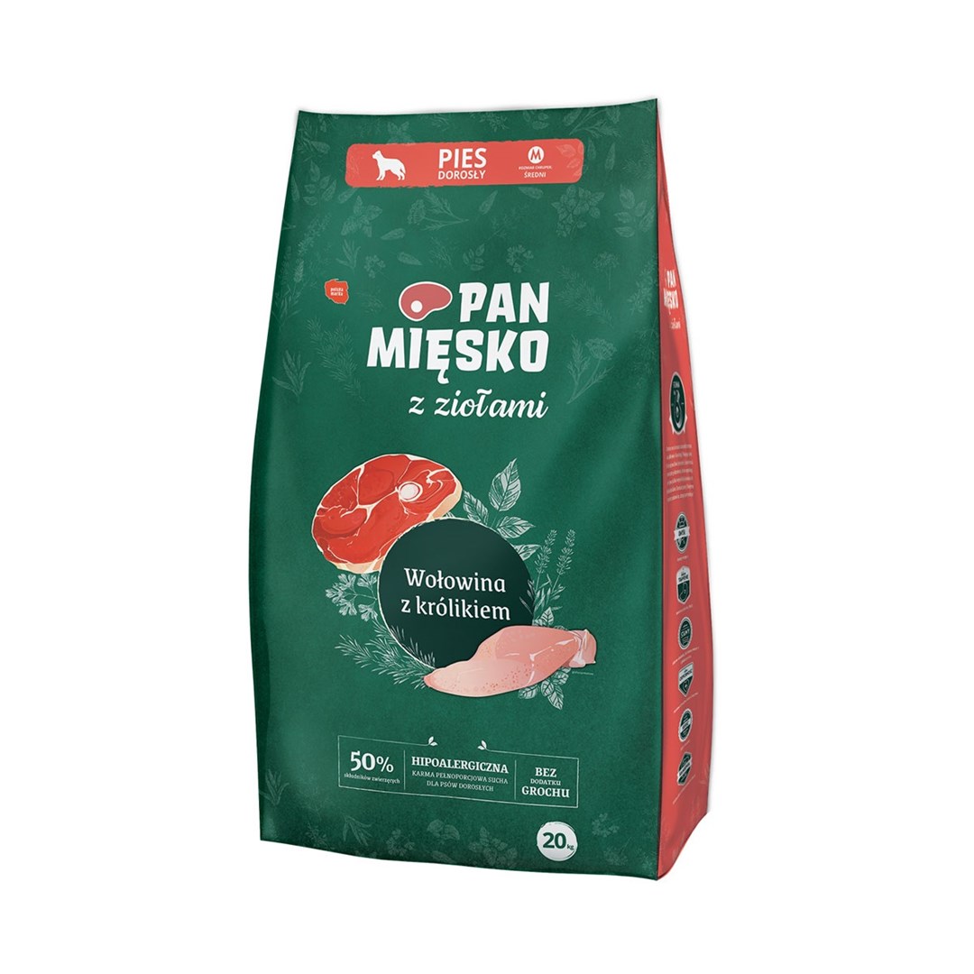 PAN MIĘSKO  with herbs Beef with