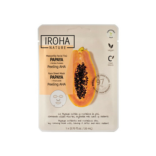 Iroha Papaya Peeling AHA Face Sheet