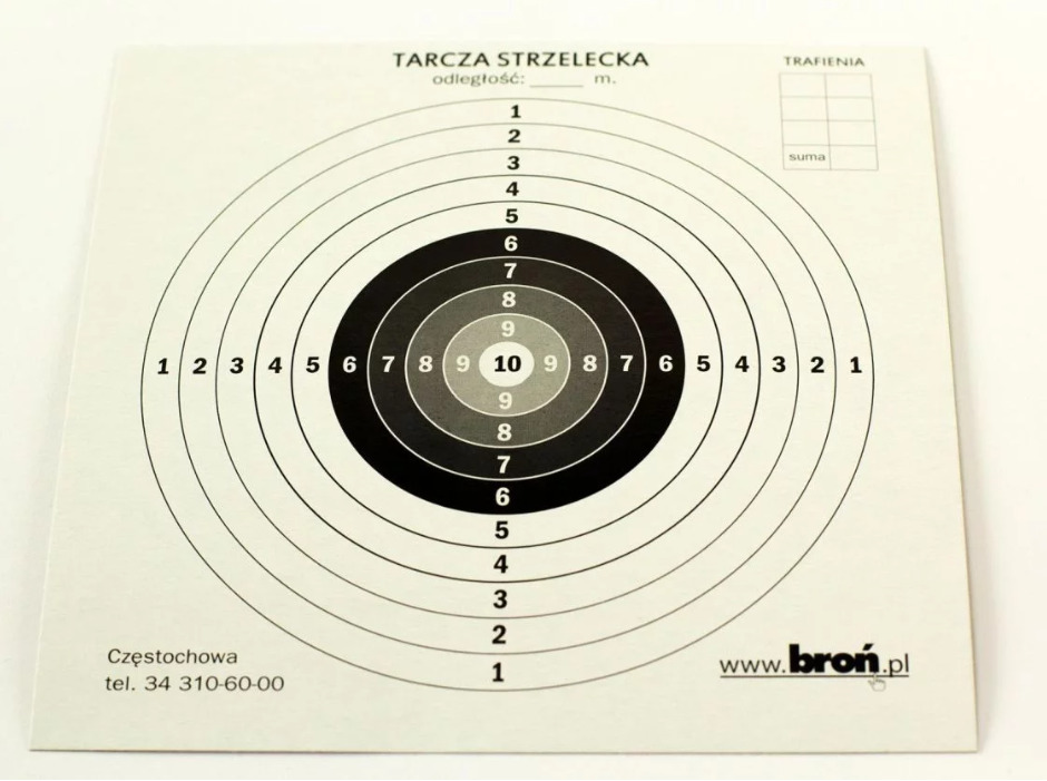 Broń.pl Paper discs 17x17 cm