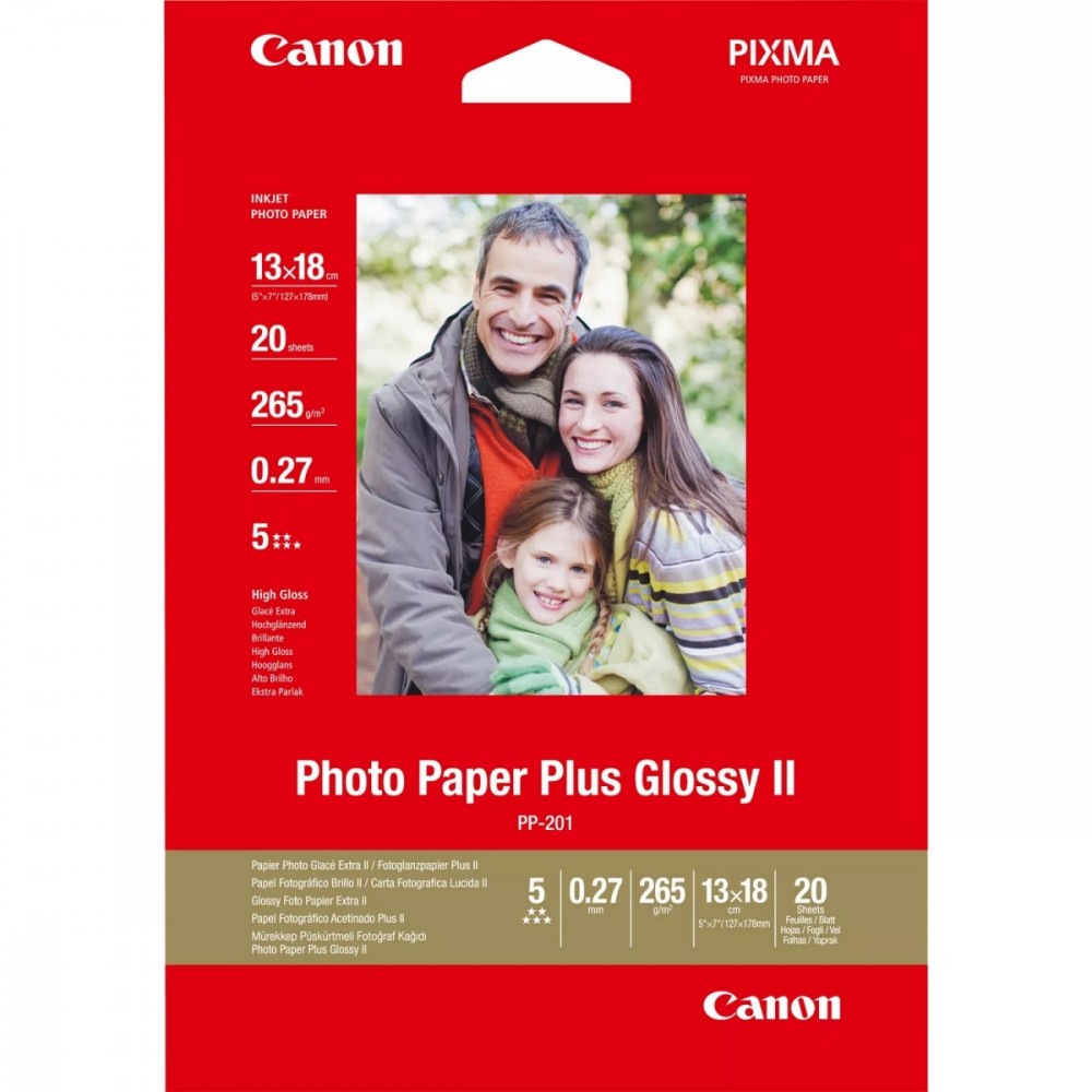 Canon Paper PP201 5x7 2311B018 |