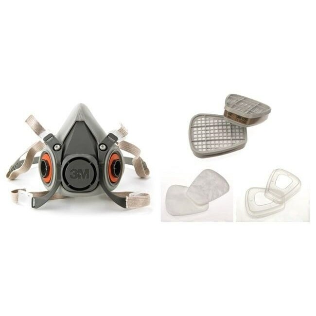 3M PARTCULATE HALF MASK 6002 C1+R