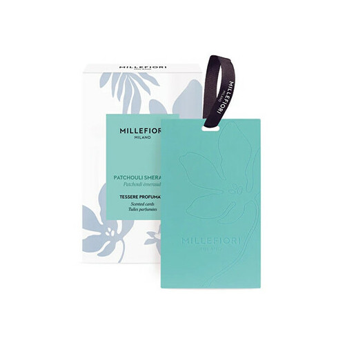 Millefiori Patchouli Smeraldo Scented Cards -
