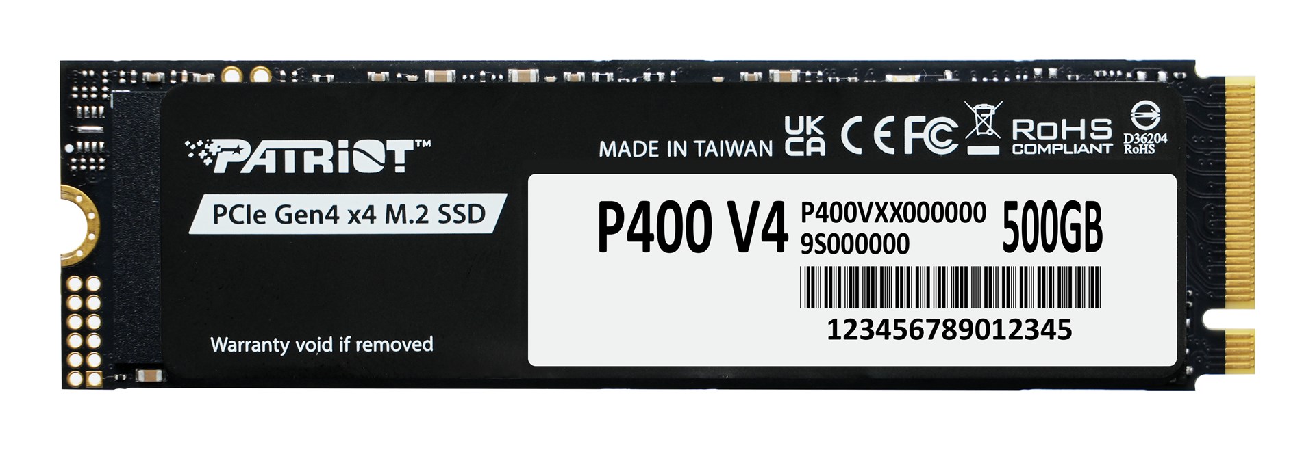 No name Patriot SSD 500GB P400