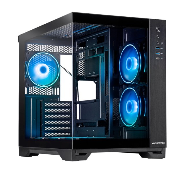 Chieftec PC case VISIO GM-30B-TG-OP 6x