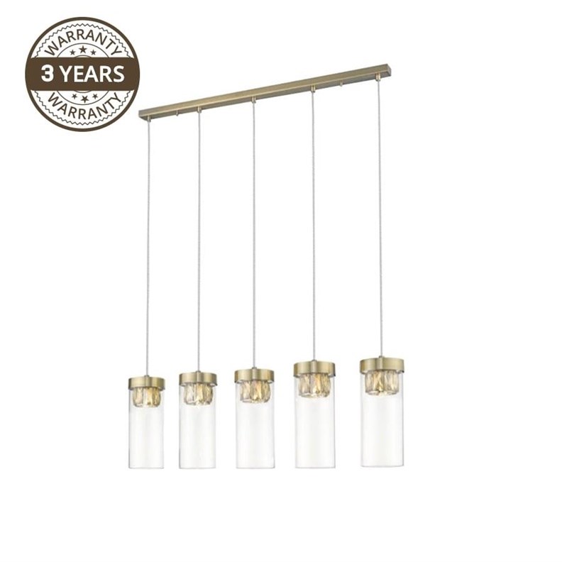 No name Pendant lamp Porto 20101AB-5F