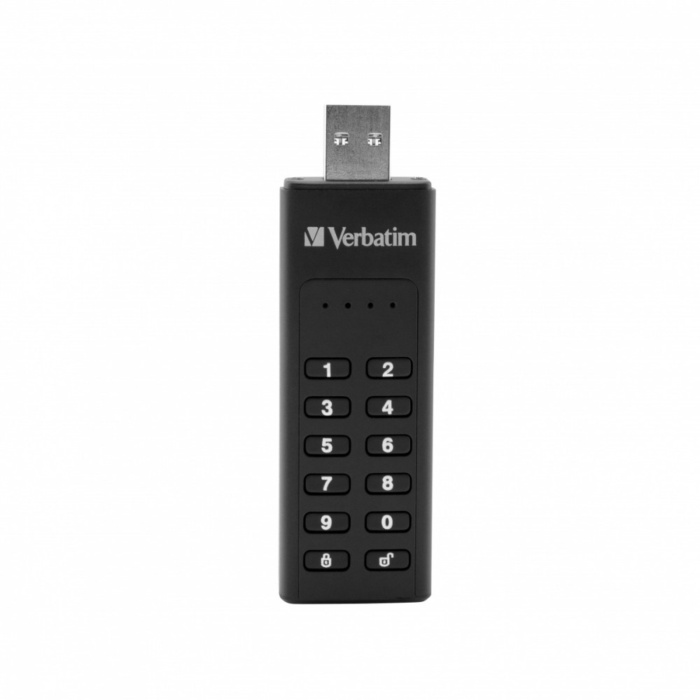 Verbatim Pendrive 64GB keypad secure AES