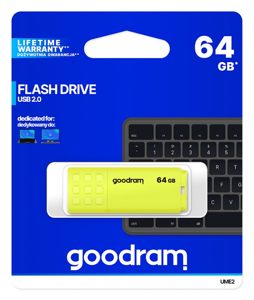 GOODRAM Pendrive UME2 64GB USB 2