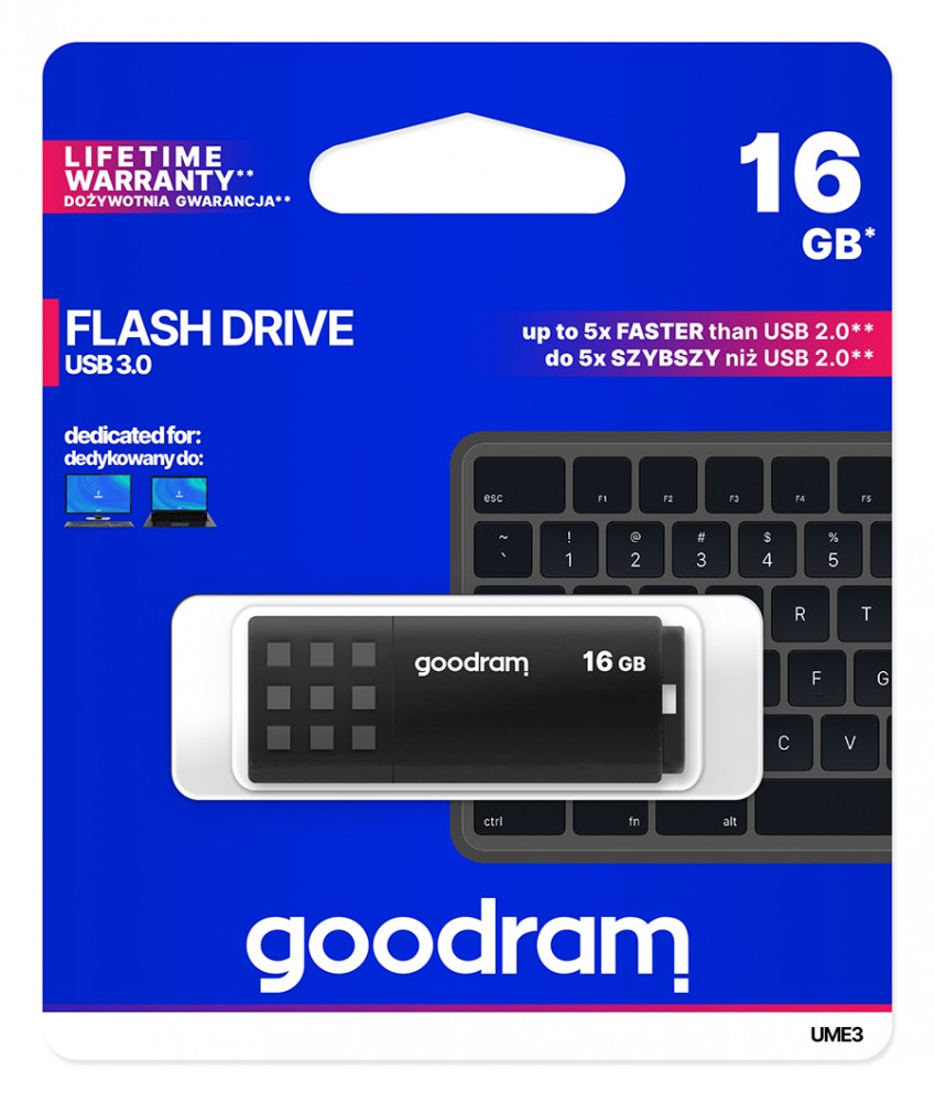 GOODRAM Pendrive UME3 16GB USB 3