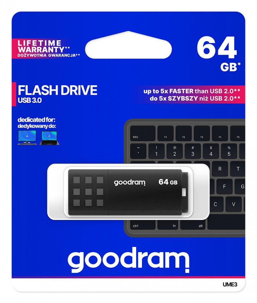 GOODRAM Pendrive UME3 64GB USB 3