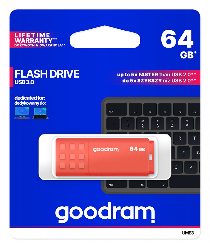 GOODRAM  Pendrive UME3 64GB USB 3