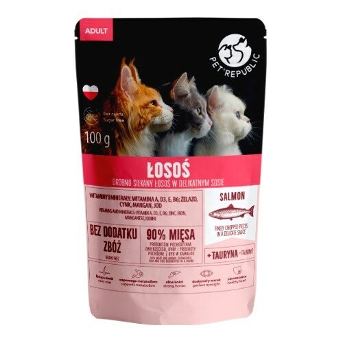 PetRepublic PET REPUBLIC Adult Salmon finely