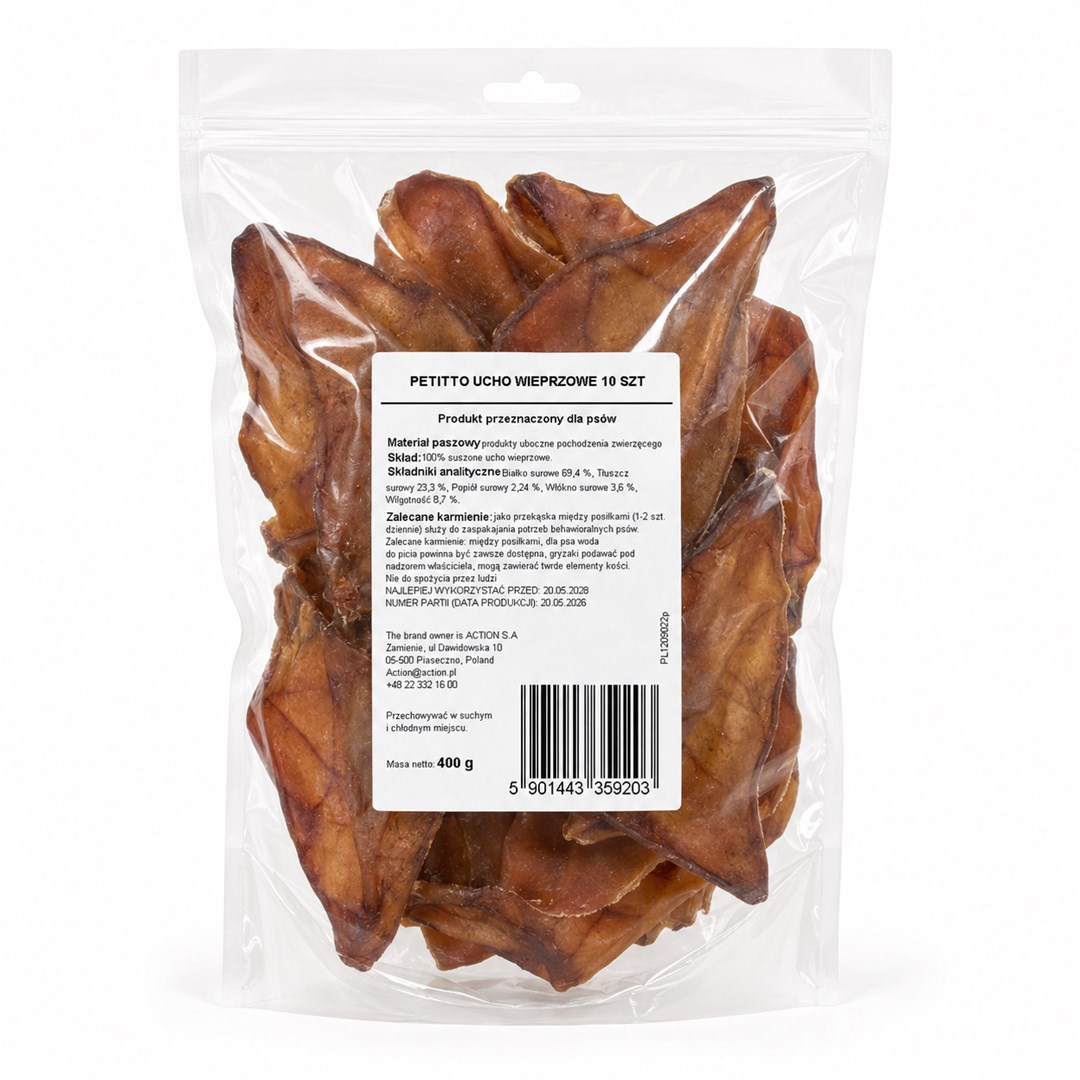 PETITTO pig ear Mono - treat