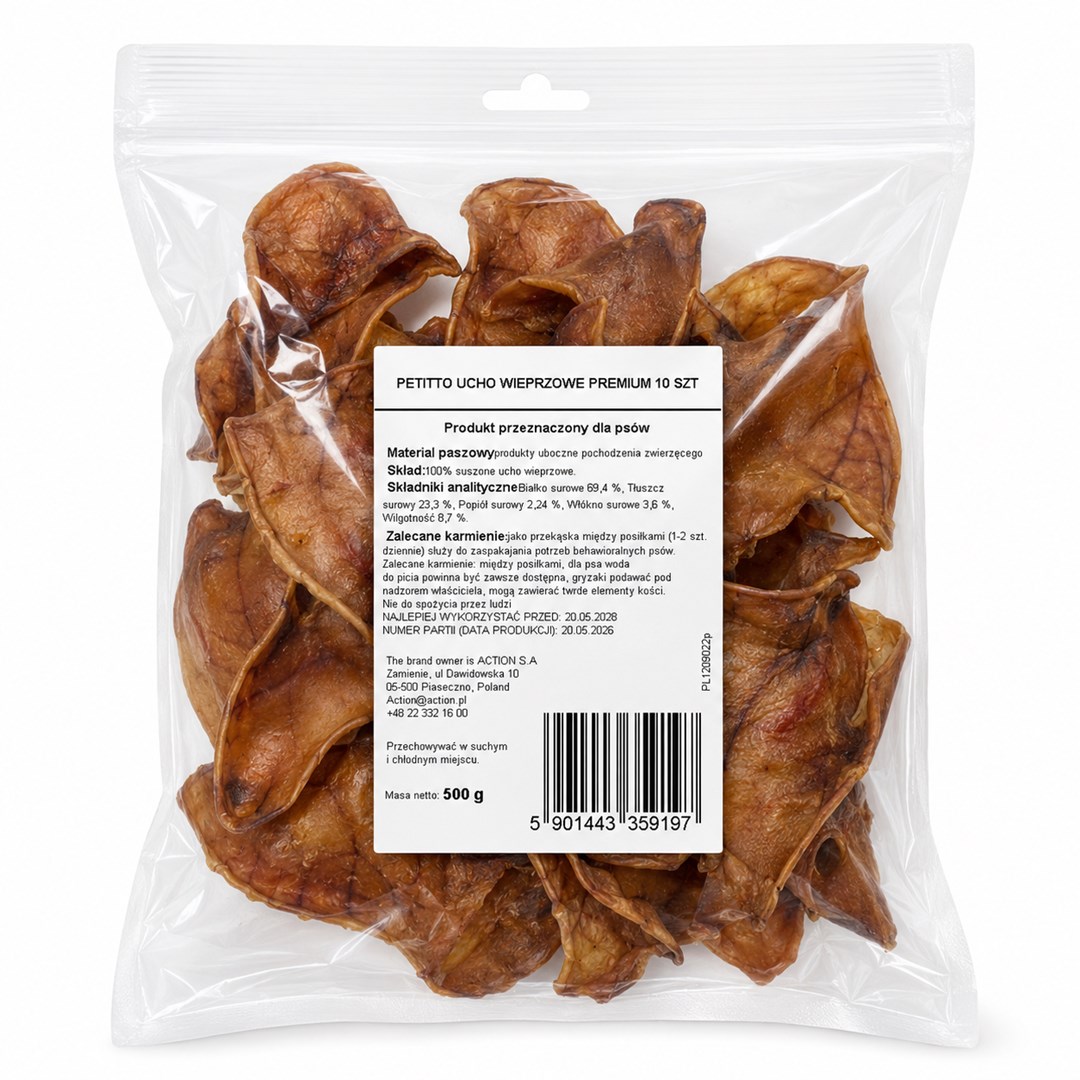 PETITTO pig ear Premium Mono -