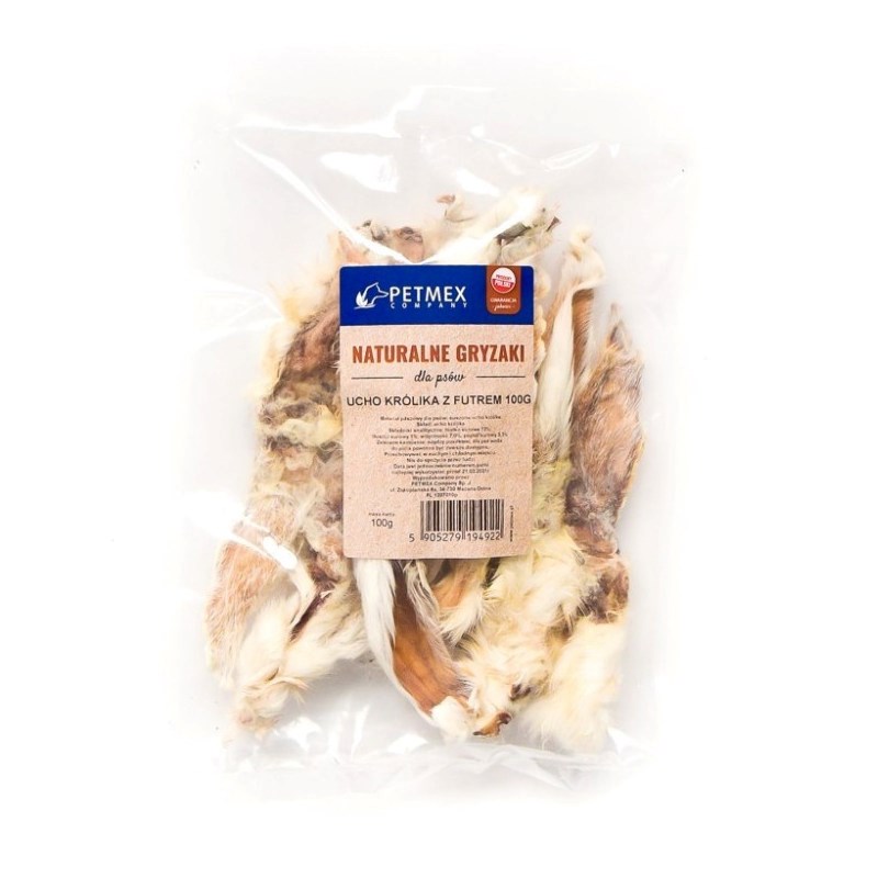 PETMEX dog chew Rabbit ear with