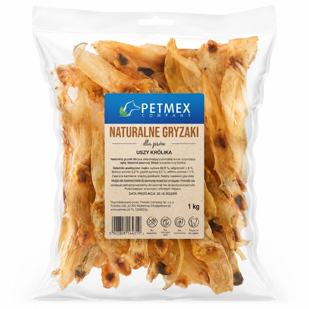 PETMEX Rabbit ears - dog treat