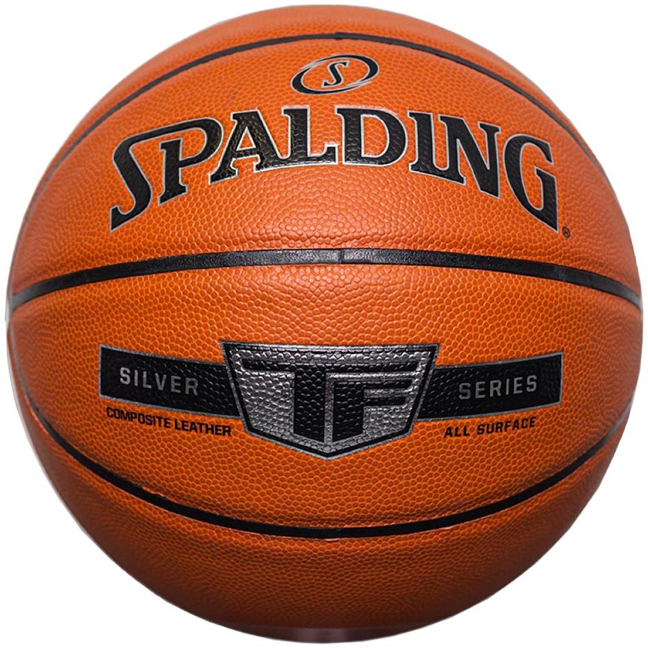 Spalding Piłka koszykowa  Silver TF pomarańczowa