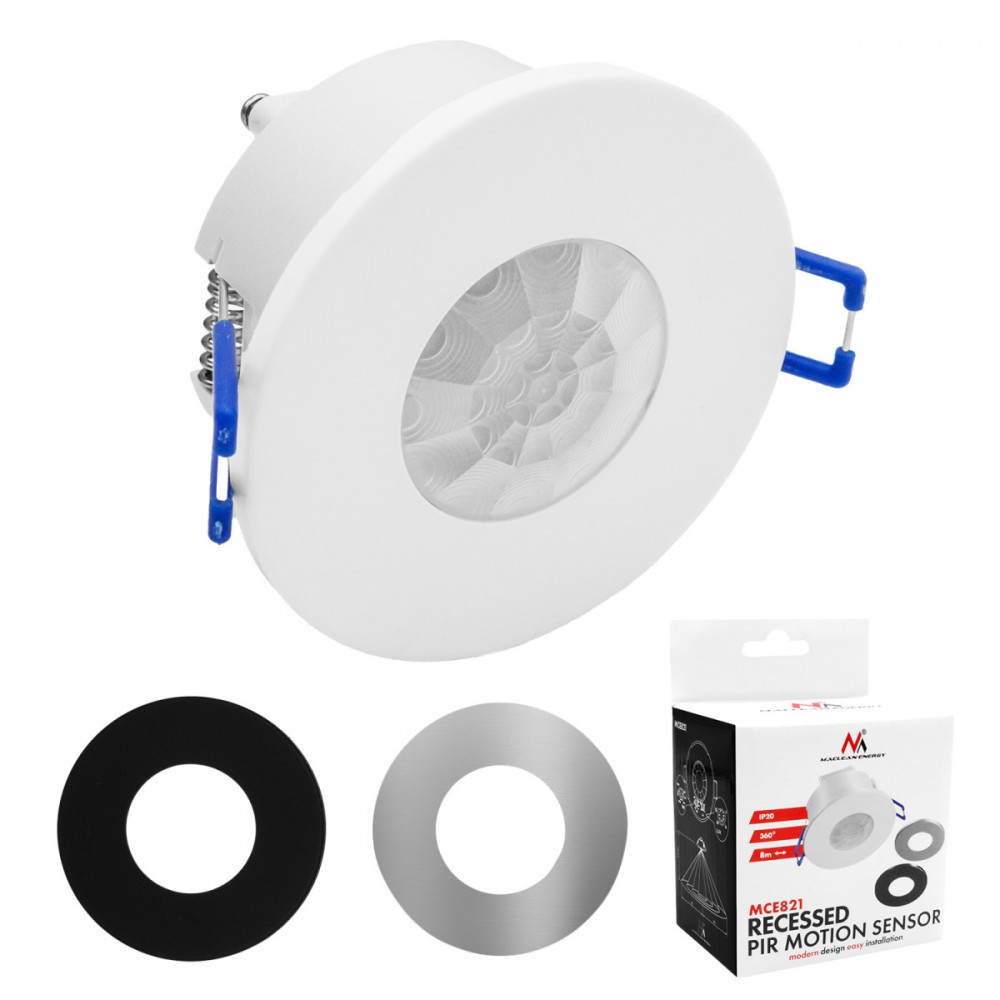 Maclean PIR motion sensor flush -mount