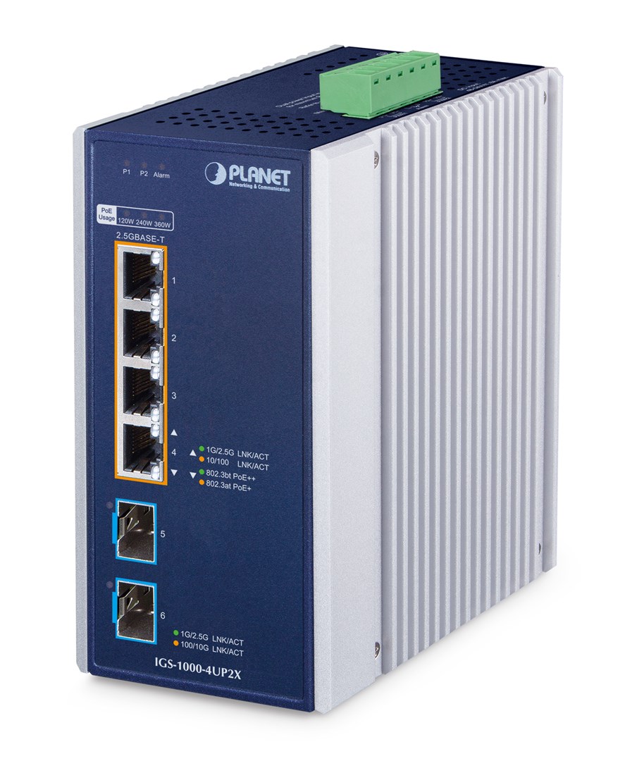 No name PLANET IGS-1000-4UP2X network switch