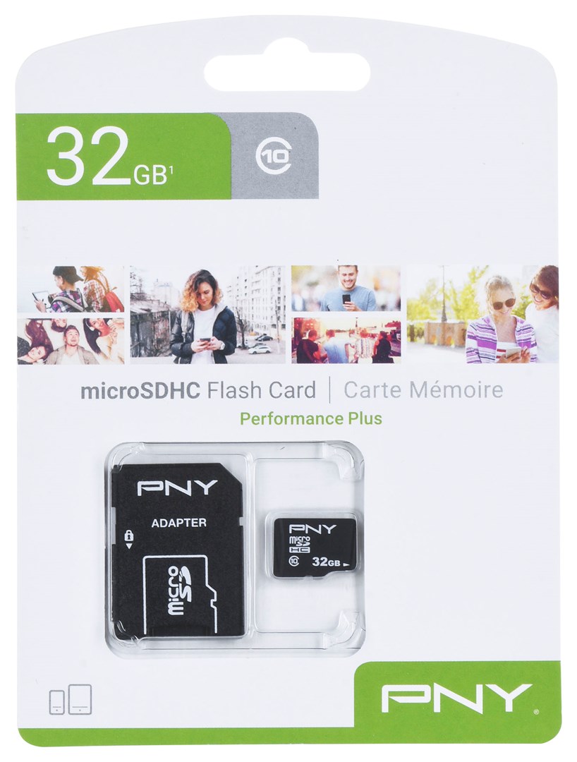 PNY Memory card MicroSDHC 32GB P-SDU32G10PPL-GE