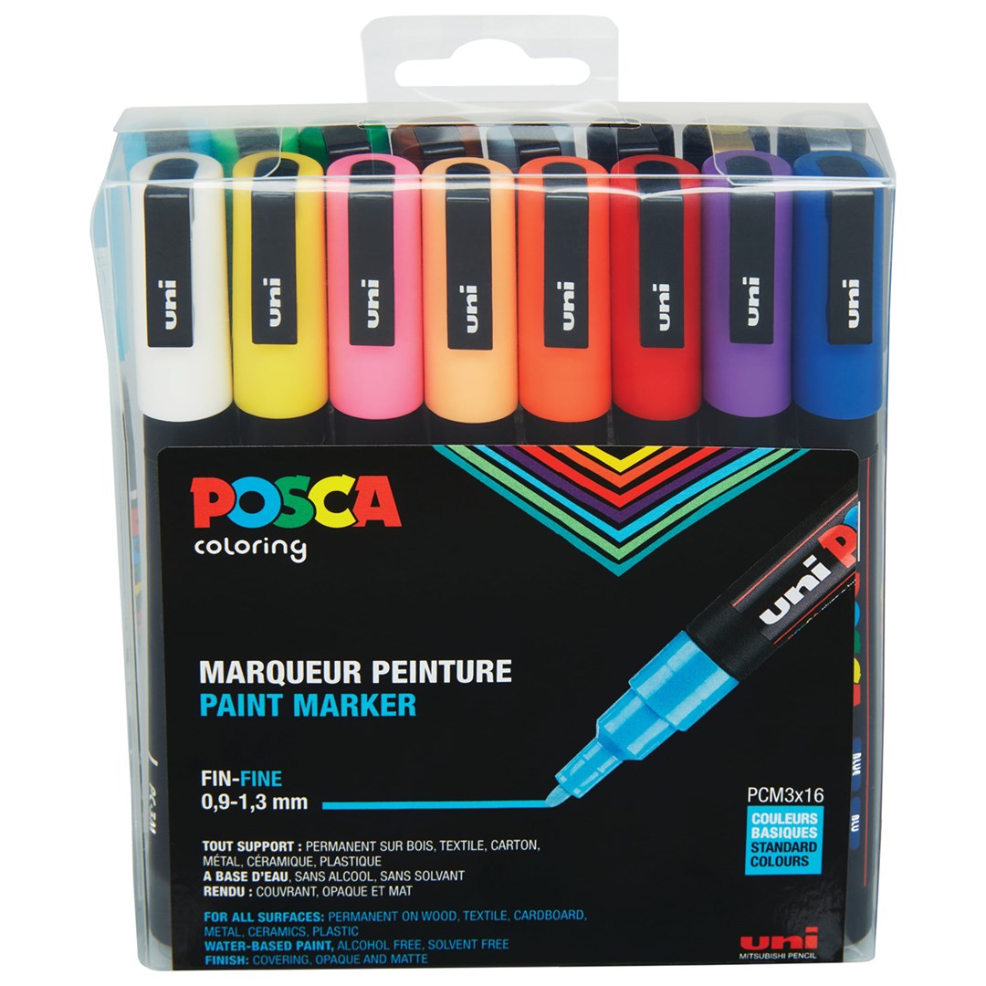 No name POSCA PC-3M Assorted colours