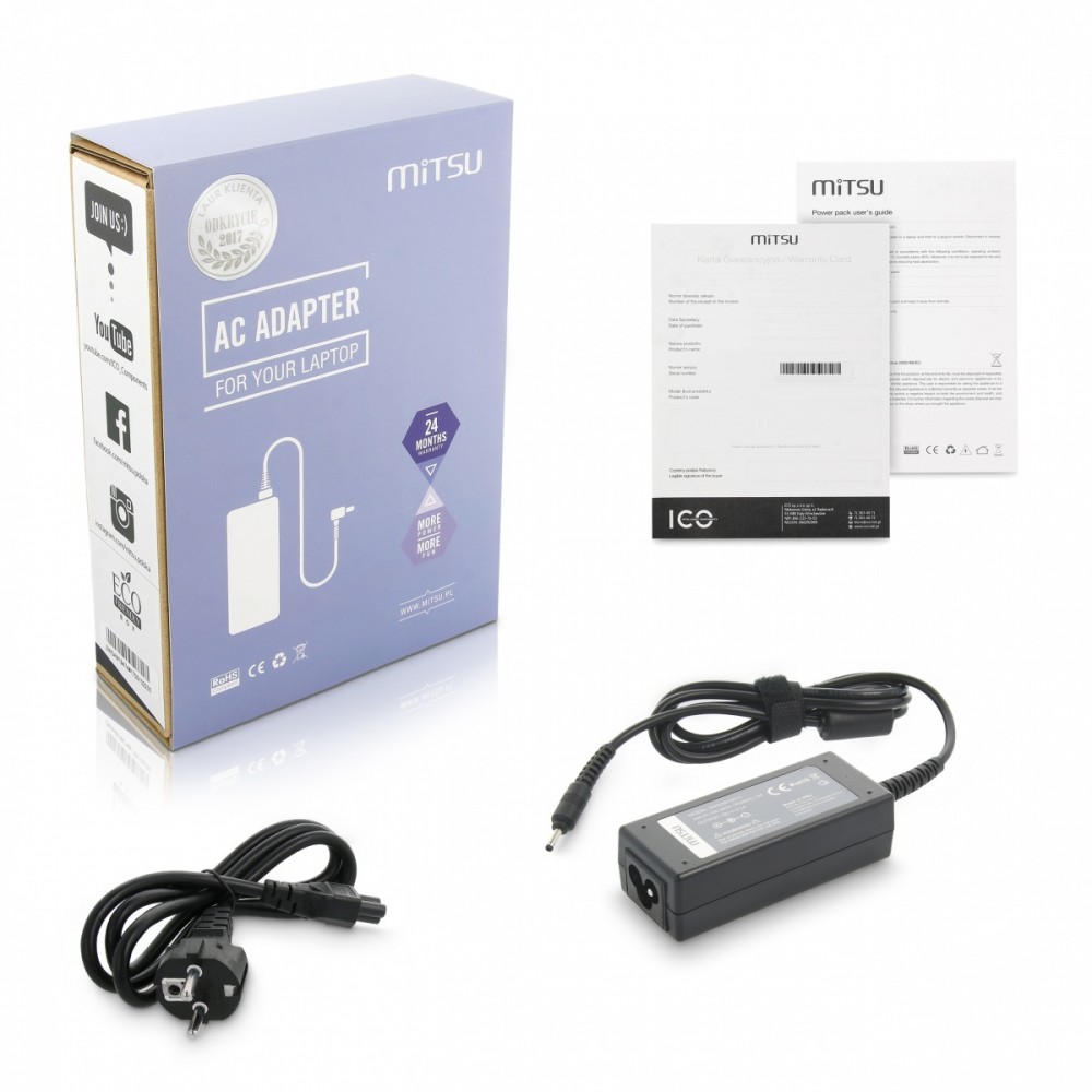 Mitsu  Power adapter 19V 2.1A