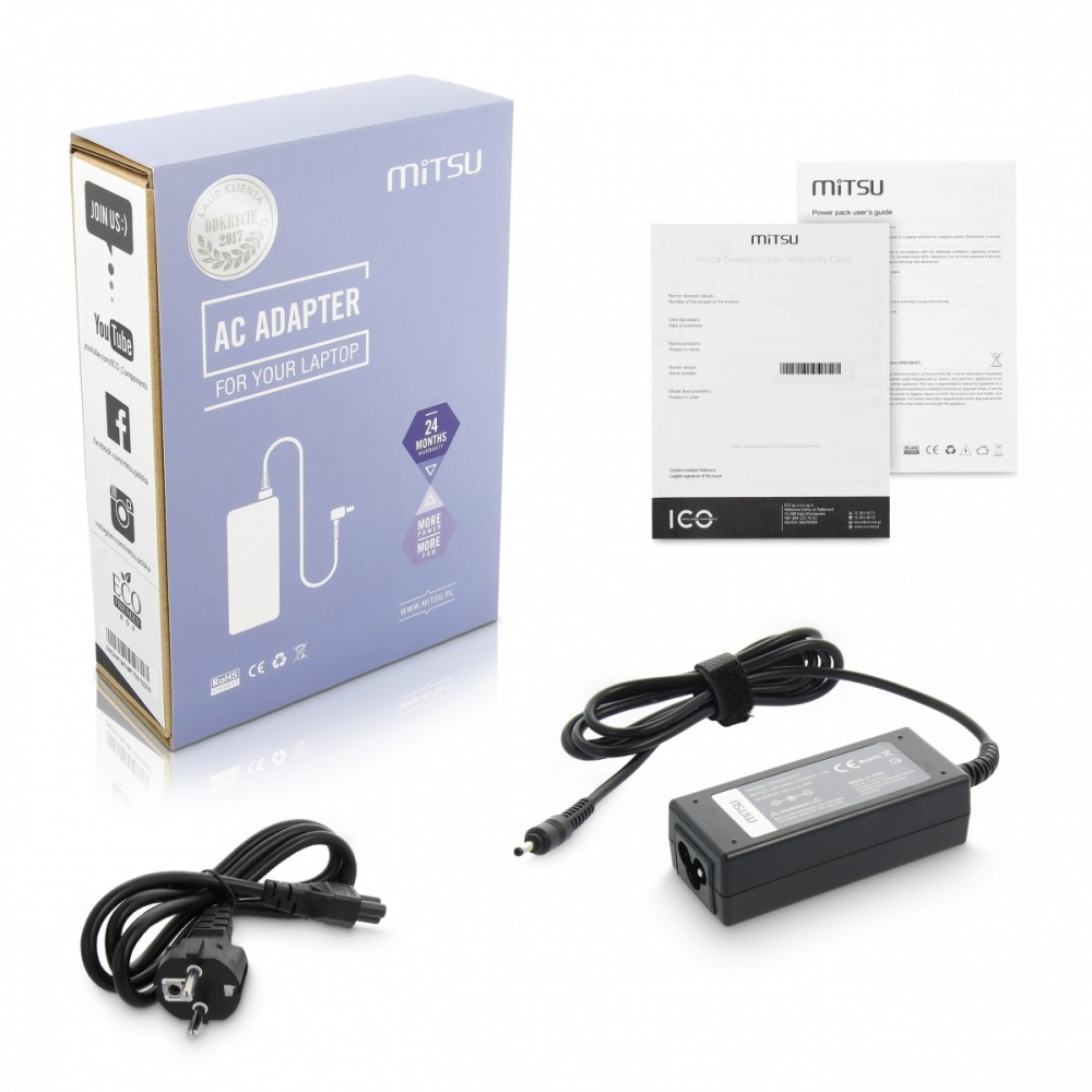 Mitsu  Power adapter 19V 2.37A