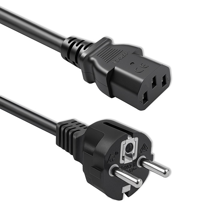 Qoltec  Power cable SCHUKO CEE IEC