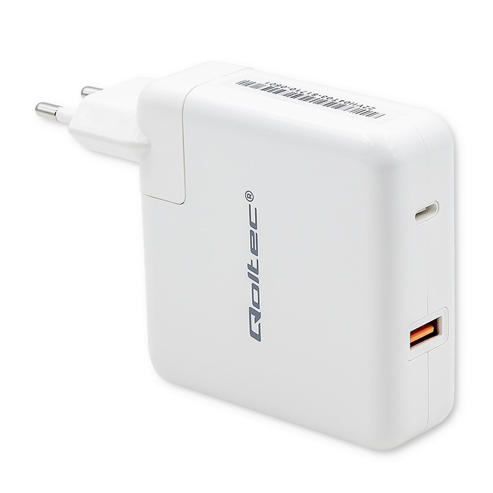 Qoltec Power charger GaN FAST 108W