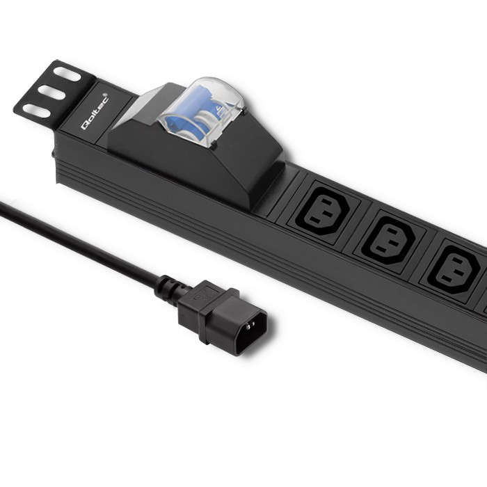Qoltec Power strip for RACK 19cali