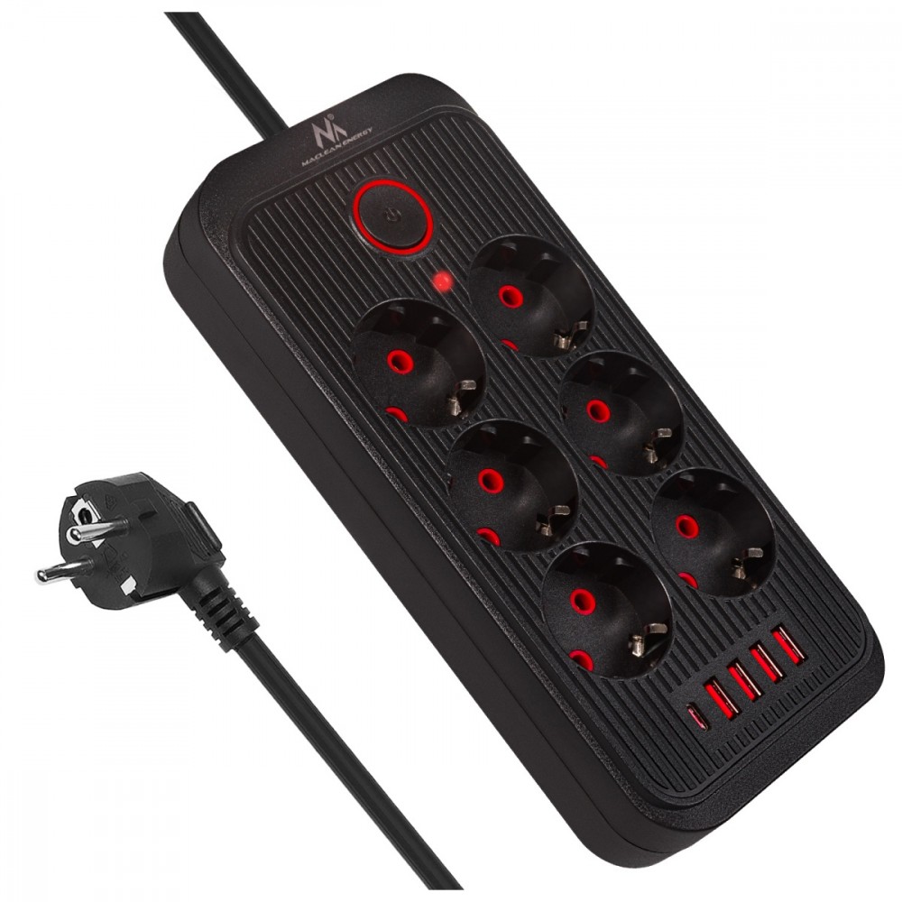 Maclean  Power strip MCE389 B 6