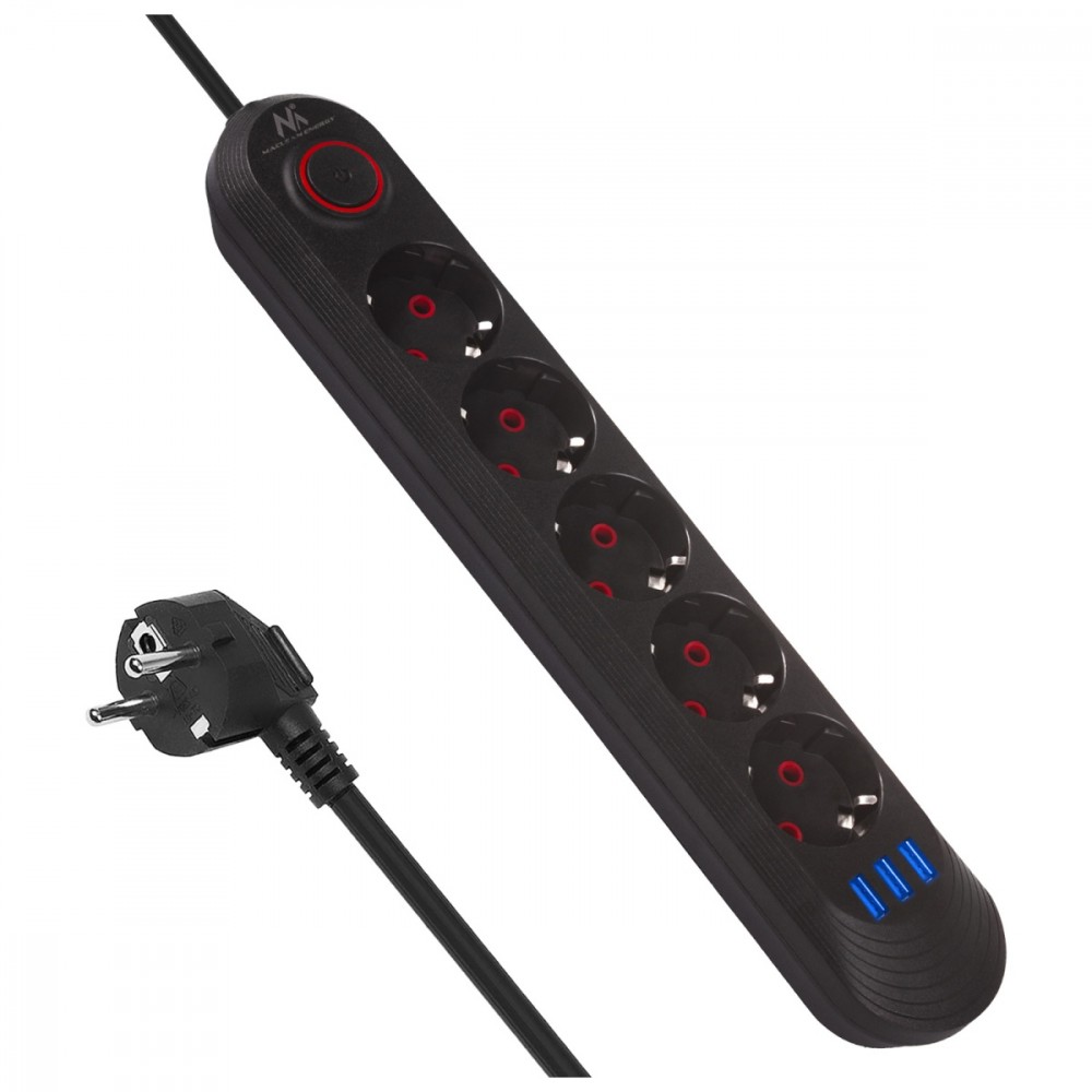 Maclean Power strip MCE395 B 5