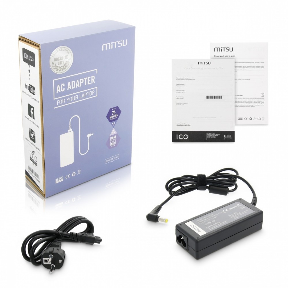 Mitsu  Power Supply 19V 3.42A