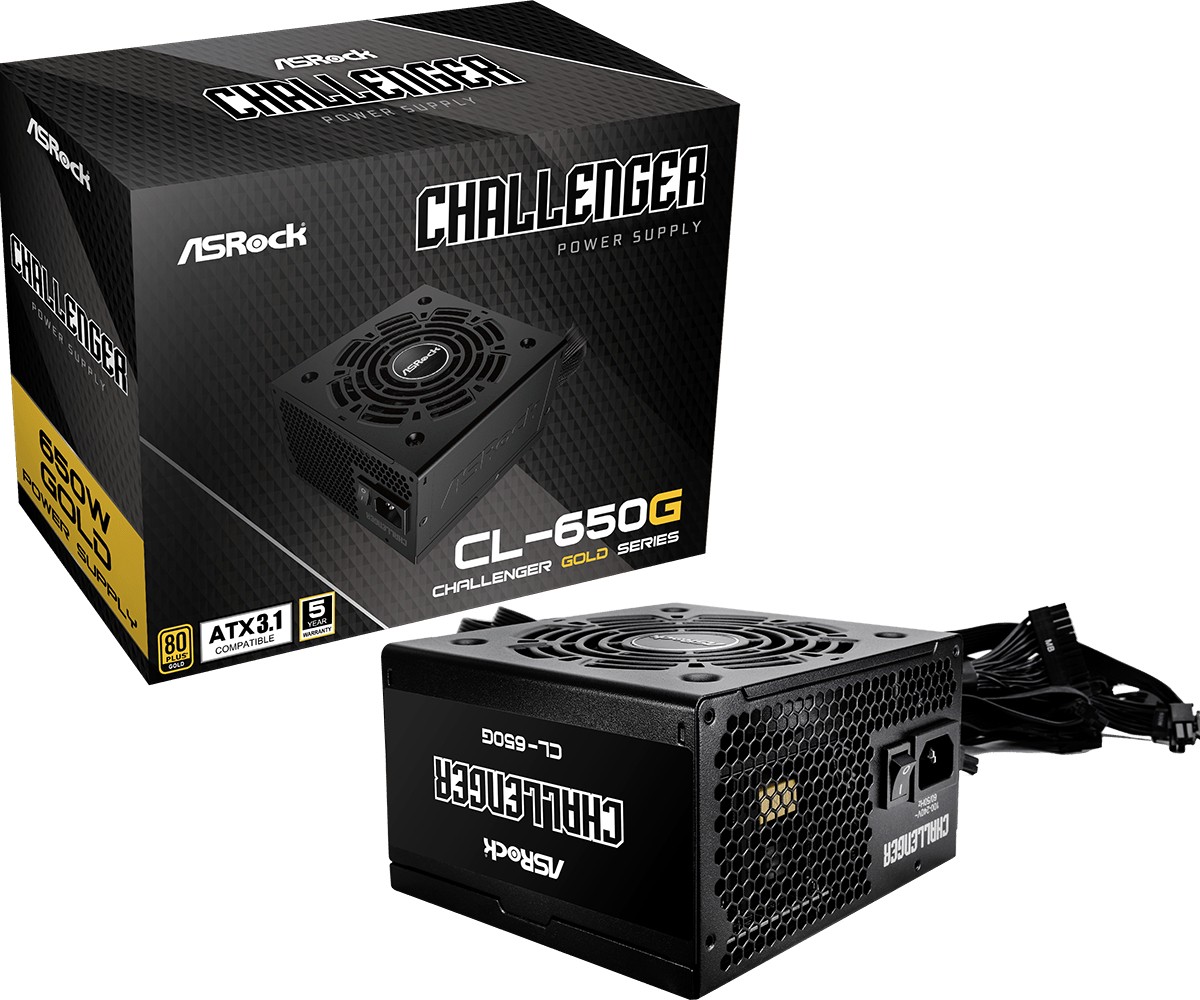 ASRock Power supply CL-650G 650W 80PLUS