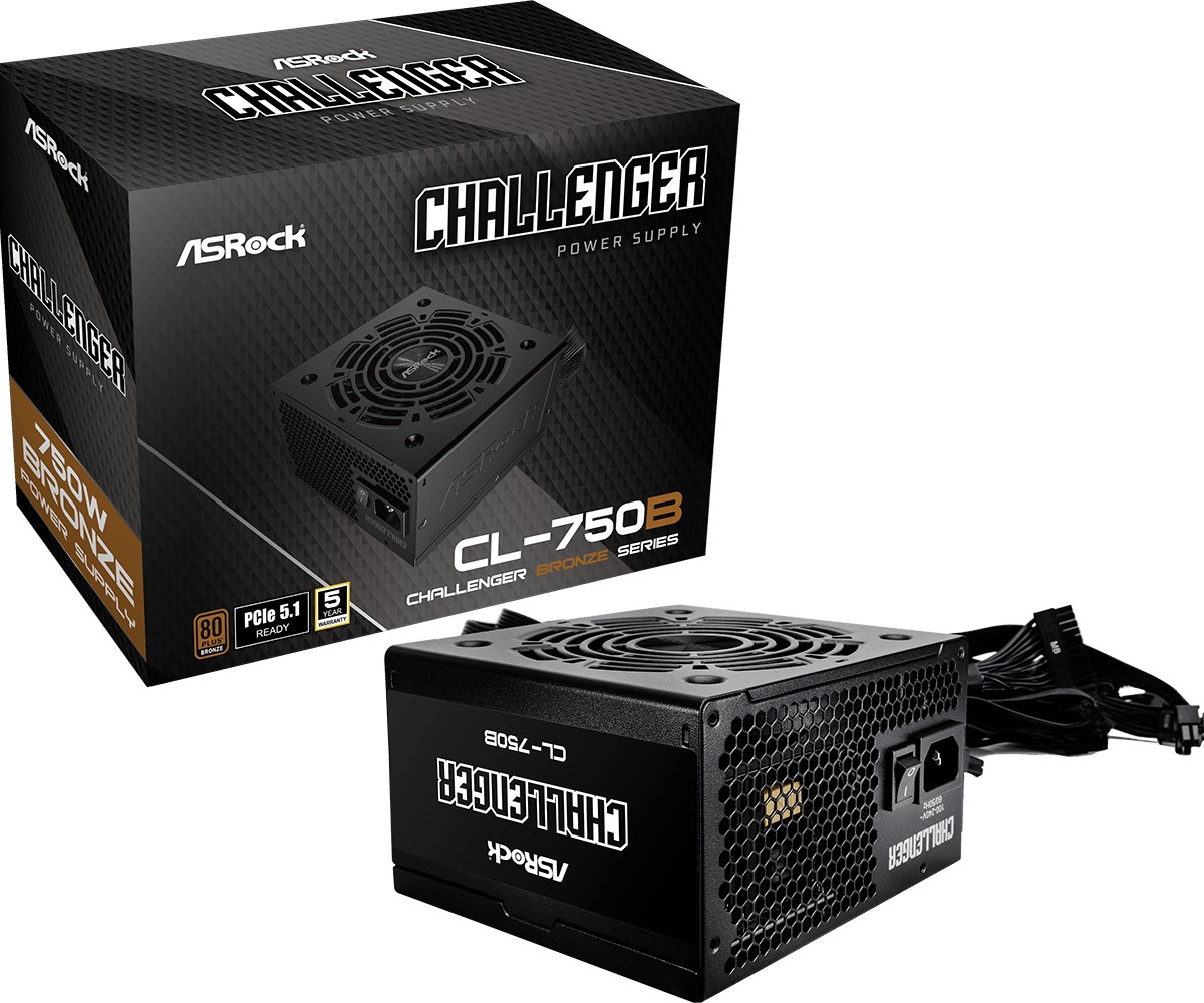 ASRock Power supply CL-750B 750W 80PLUS