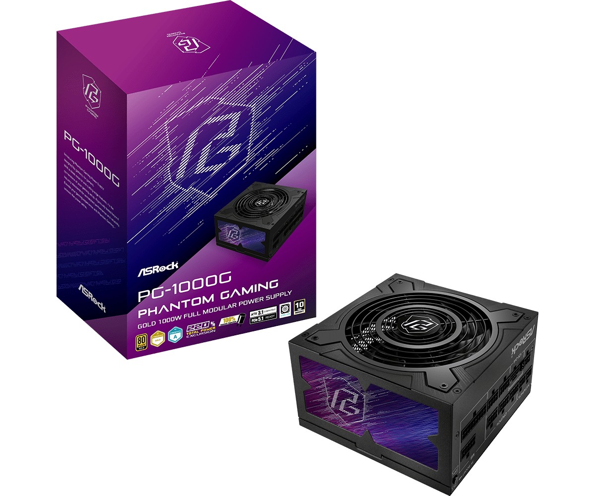 ASRock Power supply PG-1000G 1000W 80PLUS